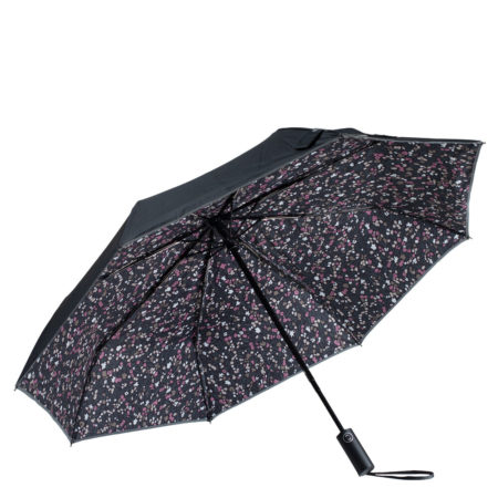 Nokian Jalkineet Nanso Puolukka sateenvarjo - Musta/pinkki
